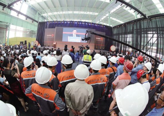 On June 15, 2014, Valin ArcelorMittal Automotive Steel Co., Ltd (VAMA) had the SOP ceremony in Loudi.