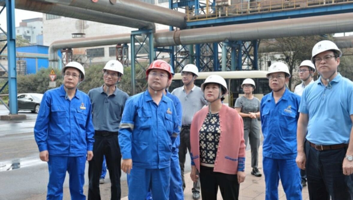 The third environmental protection supervision team of the province conducted on-site supervision at Henggang Steel.