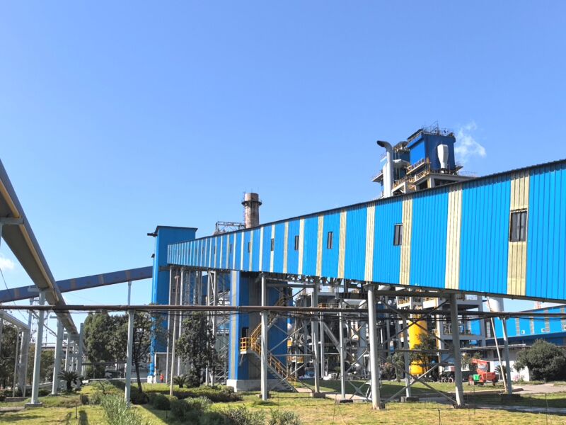 Enclosed Belt Conveyor Gallery at Hengyang Steel 
